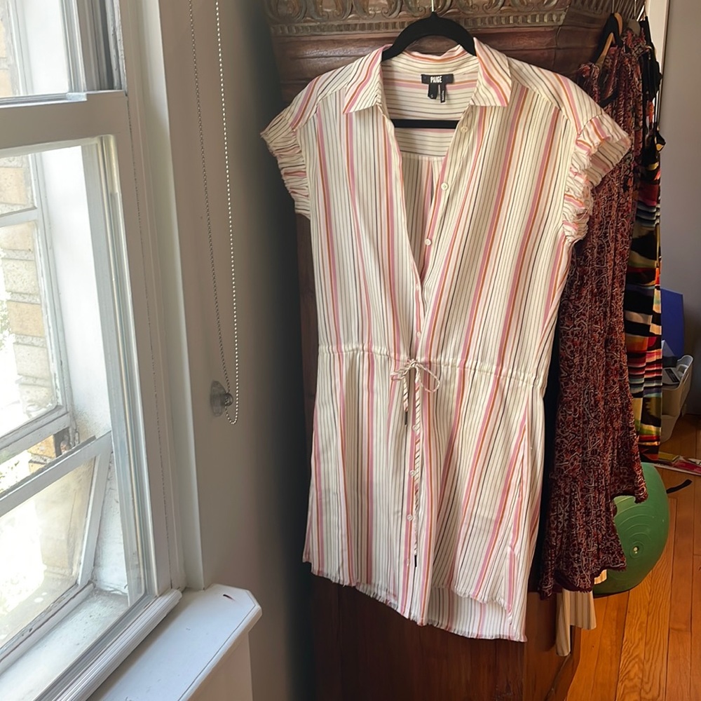 Paige striped summer loose dress, size small